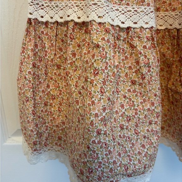 Hyacinth House Tuckernuck NEW Pink Floral Bow Tellie Tiered Lace Mini Dress  S - Picture 13 of 15